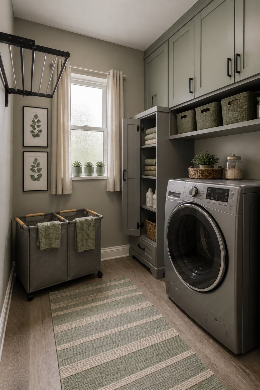 seventy thirty gray green balance