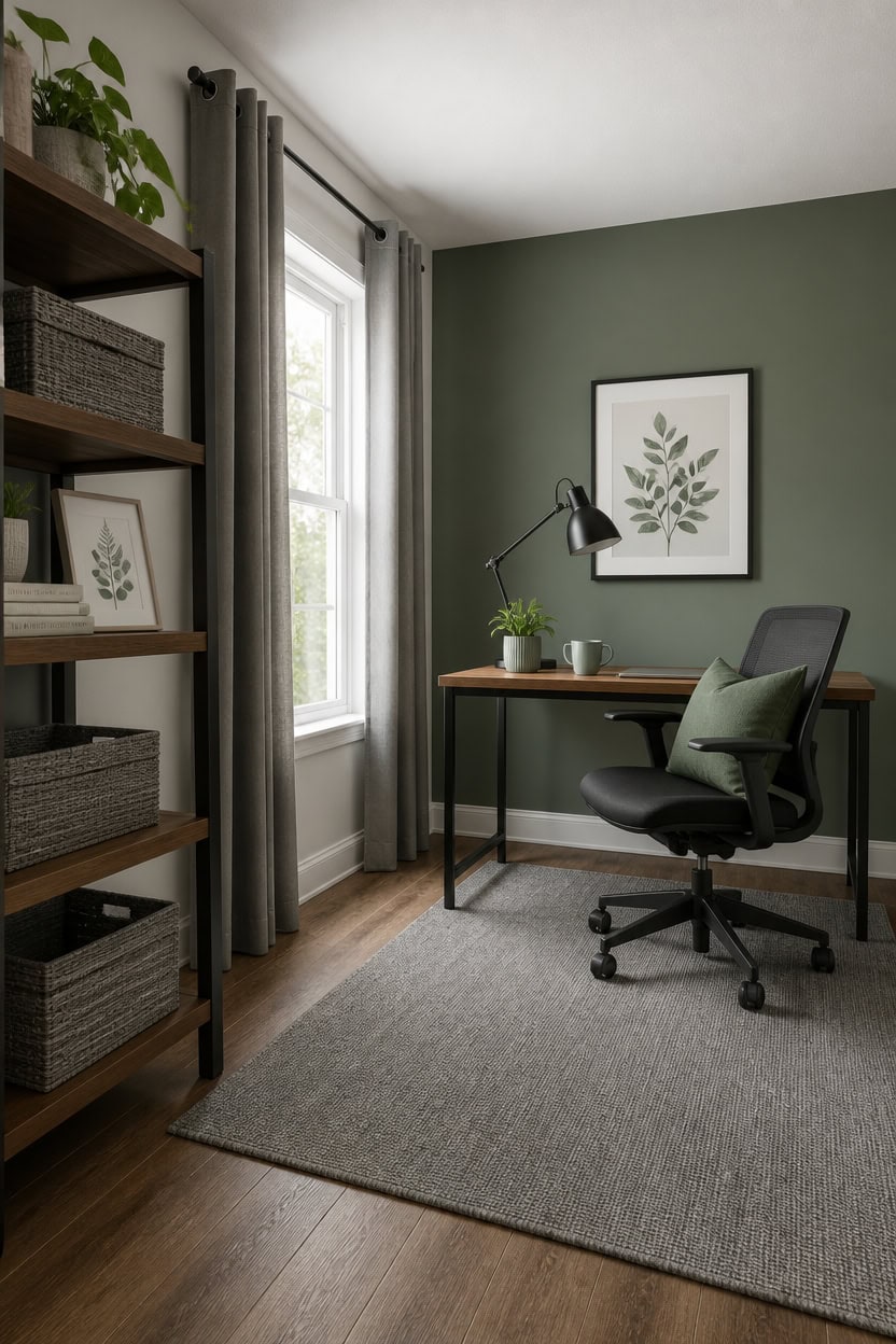 seventy thirty gray green balance