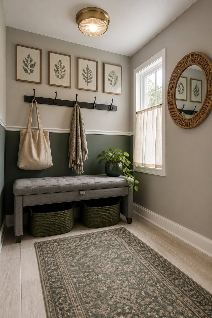 single saturated accent wall