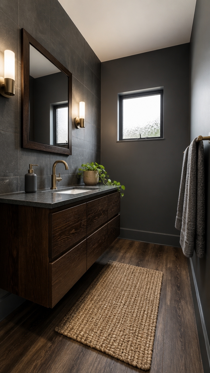 slate gray dark walnut sanctuary