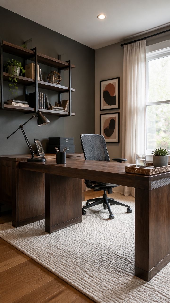 slate gray home office guide