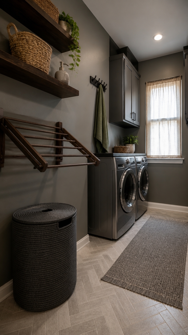 slate gray warms walnut