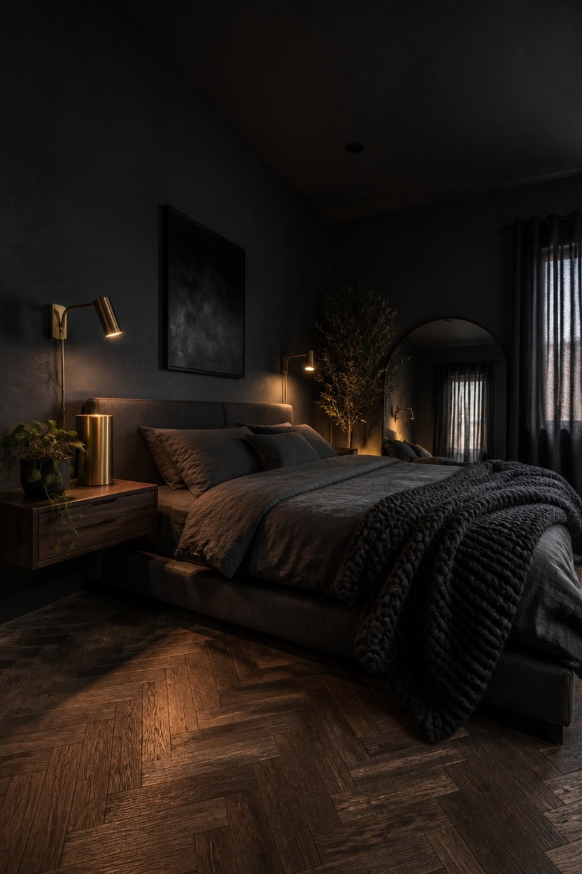 small bedroom charcoal makeover