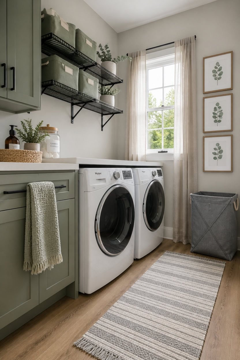soft gray anchors small spaces