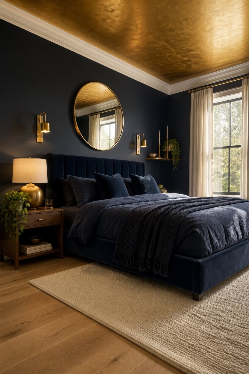 sophisticated mid tone navy guidance