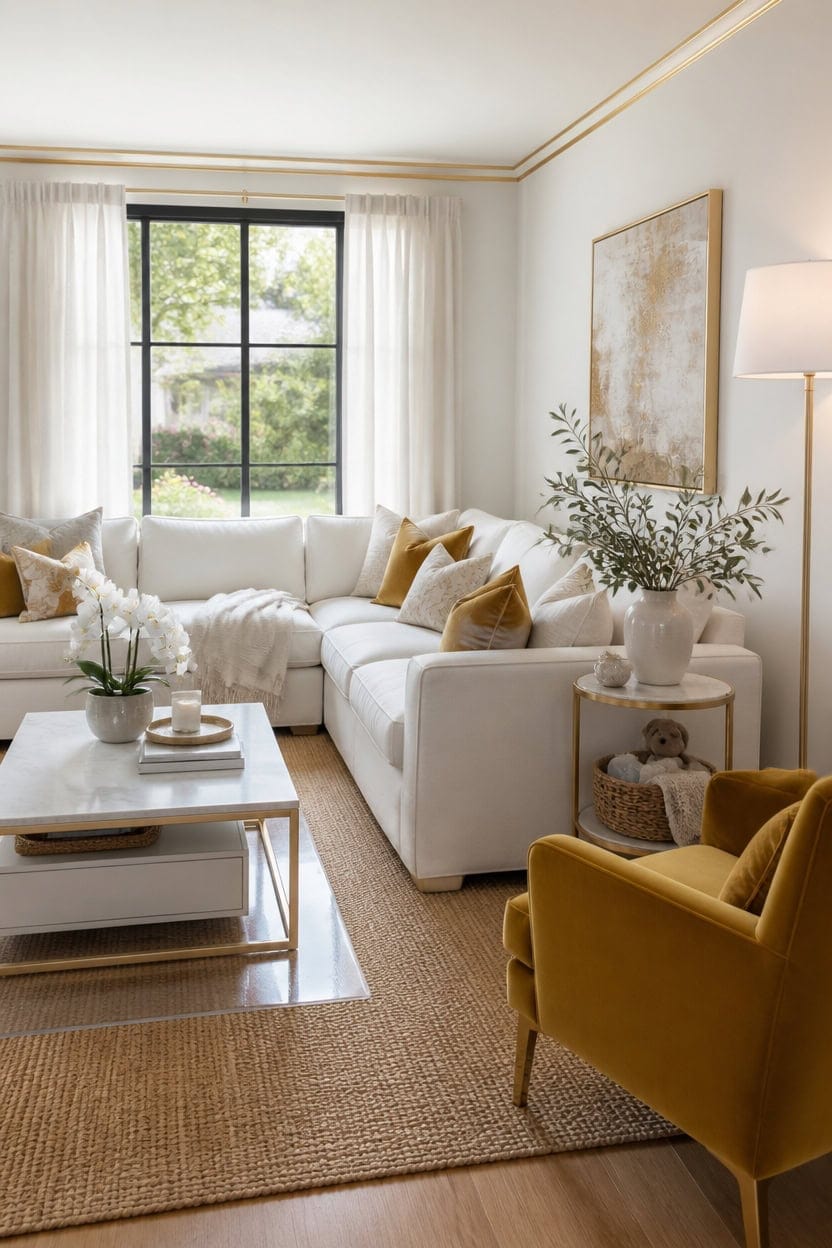 stain resistant white d cor