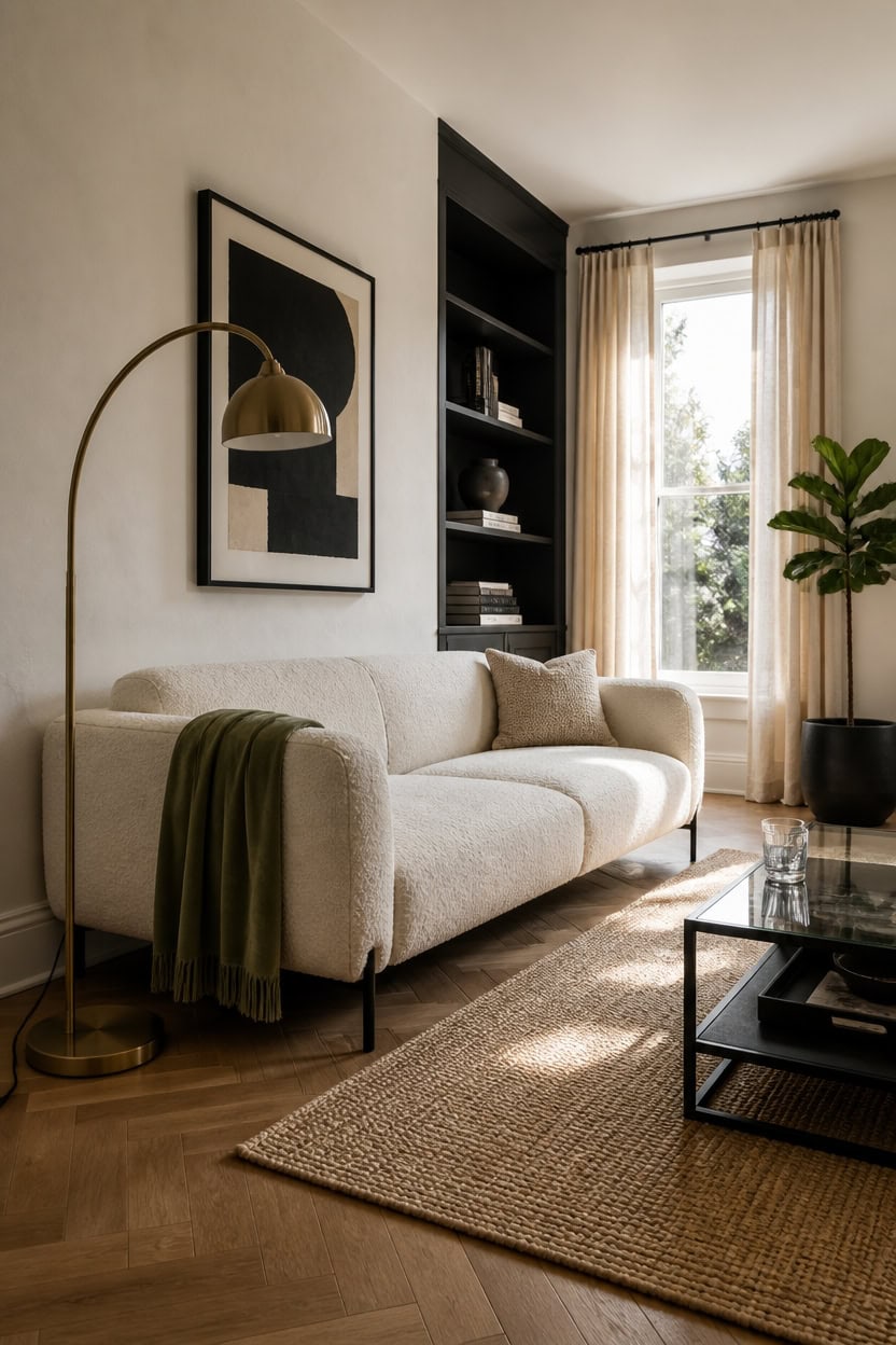 subtle low saturation accent strategy