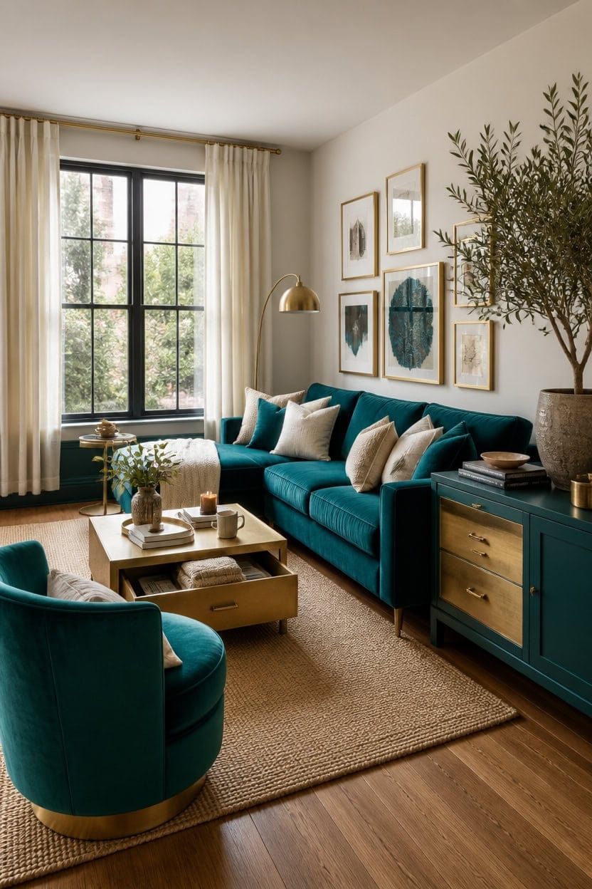 teal gold harmony d cor