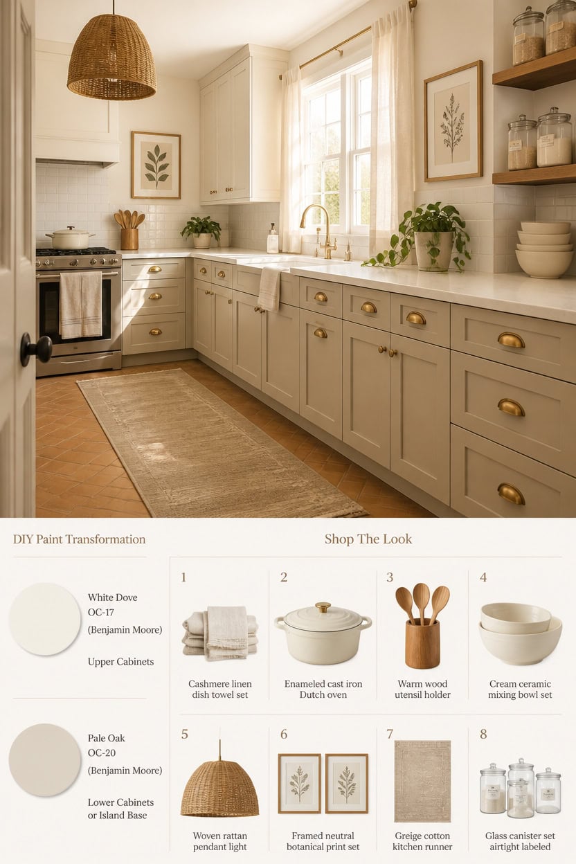 Bright white kitchen with elegant cabinetry, natural light, and decorative accents.