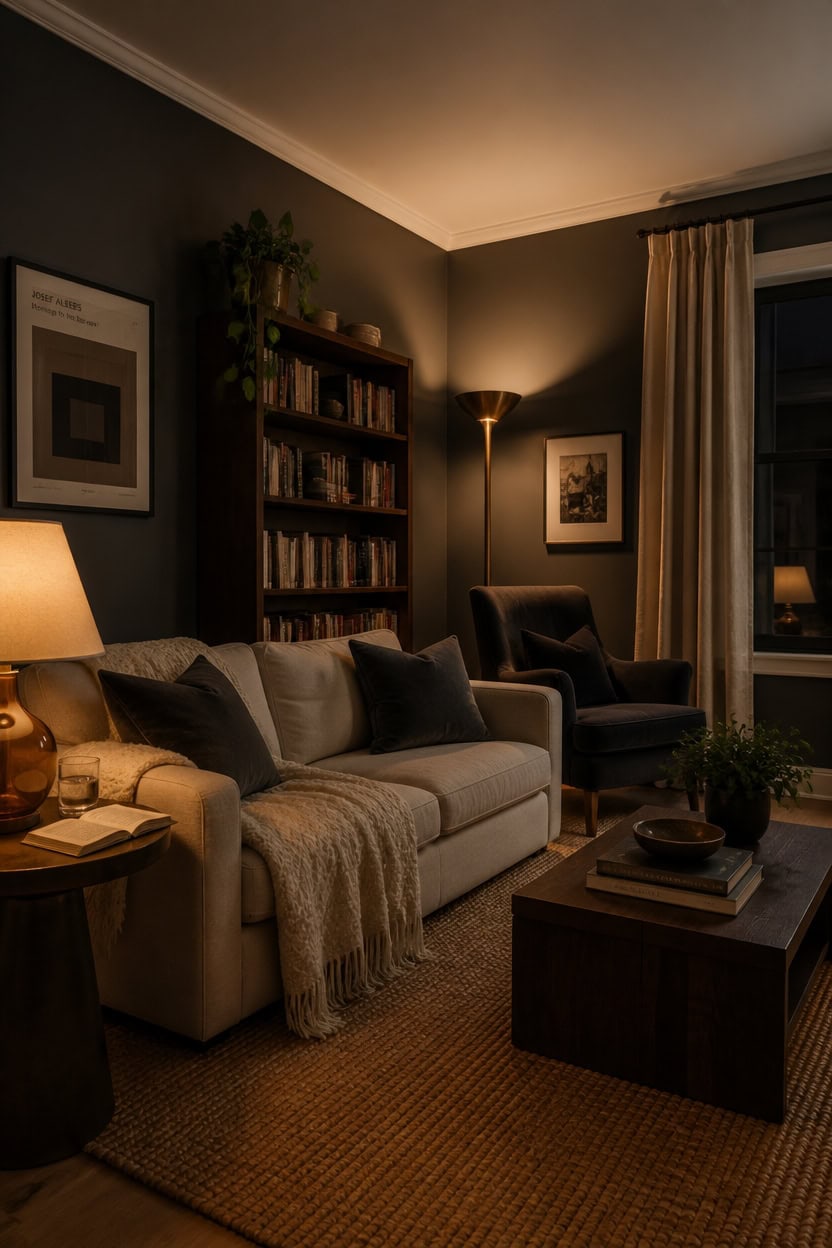 warm focused layered nightreading