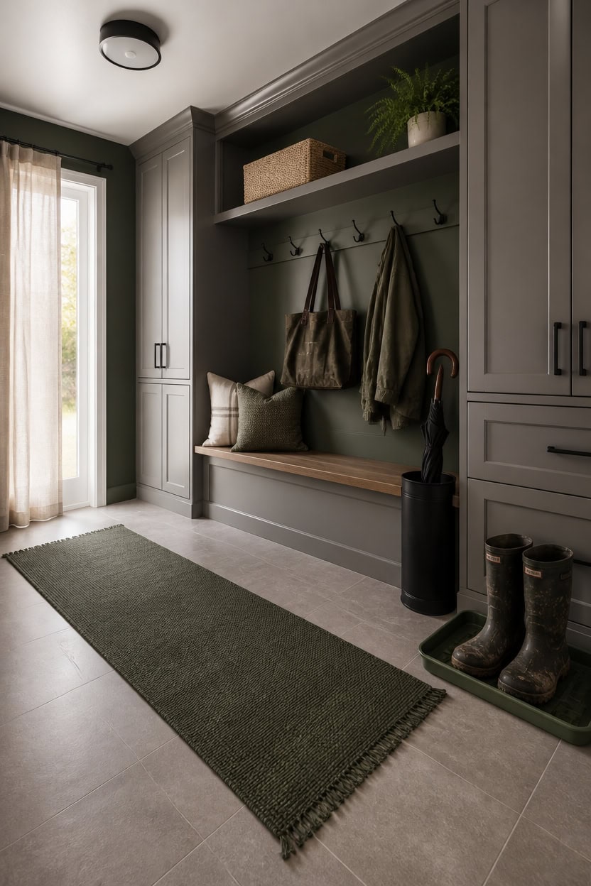 warm gray porcelain tile
