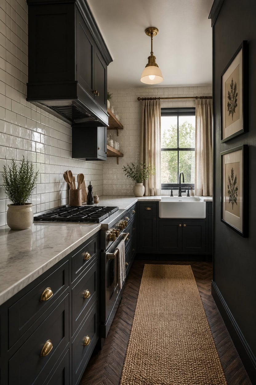 warm grouted subway tile