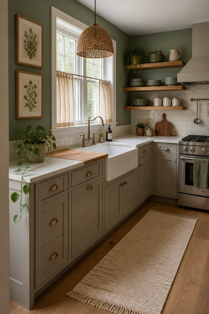 warm off white countertop neutrality