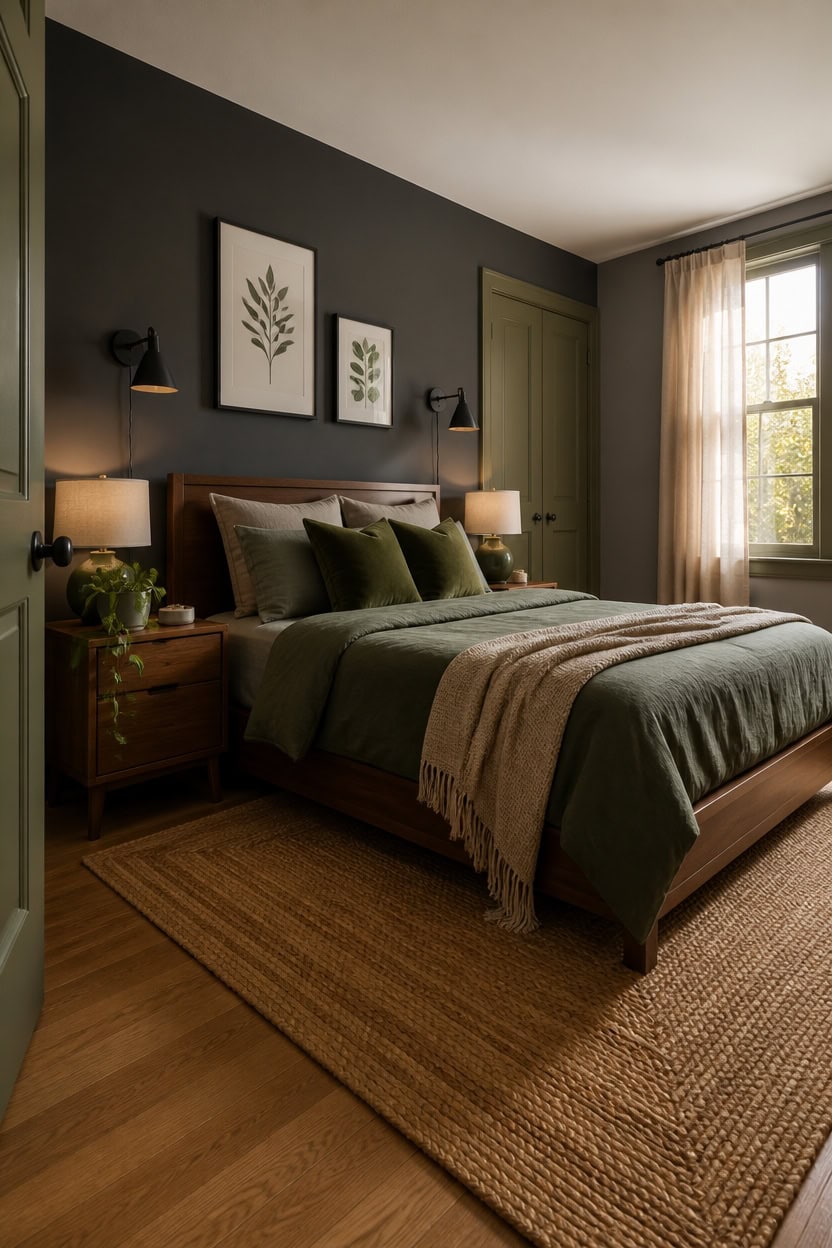 warm textures for gray green
