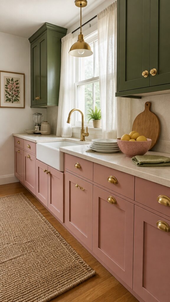 Pink & Green Meets the Kitchen: For Women Ready to Let Their Home Bloom