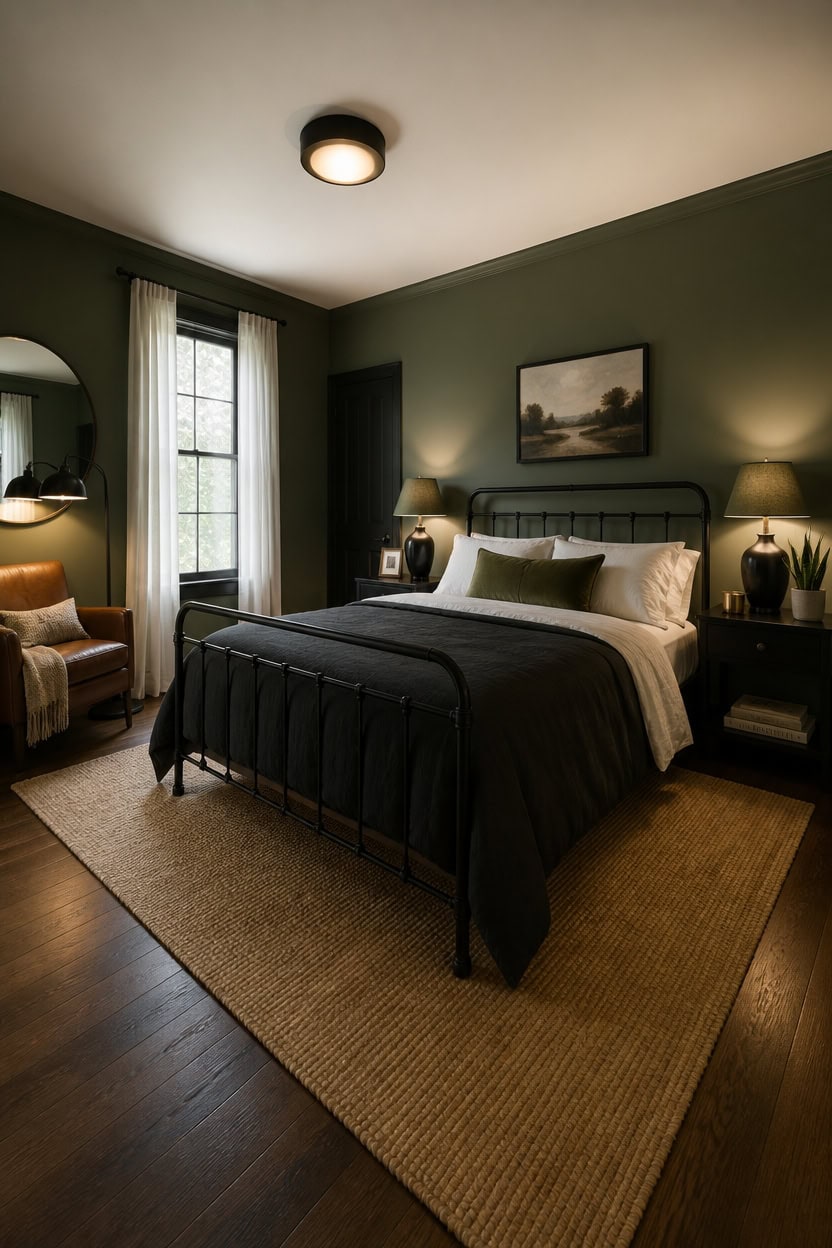 layered warm lighting for dark