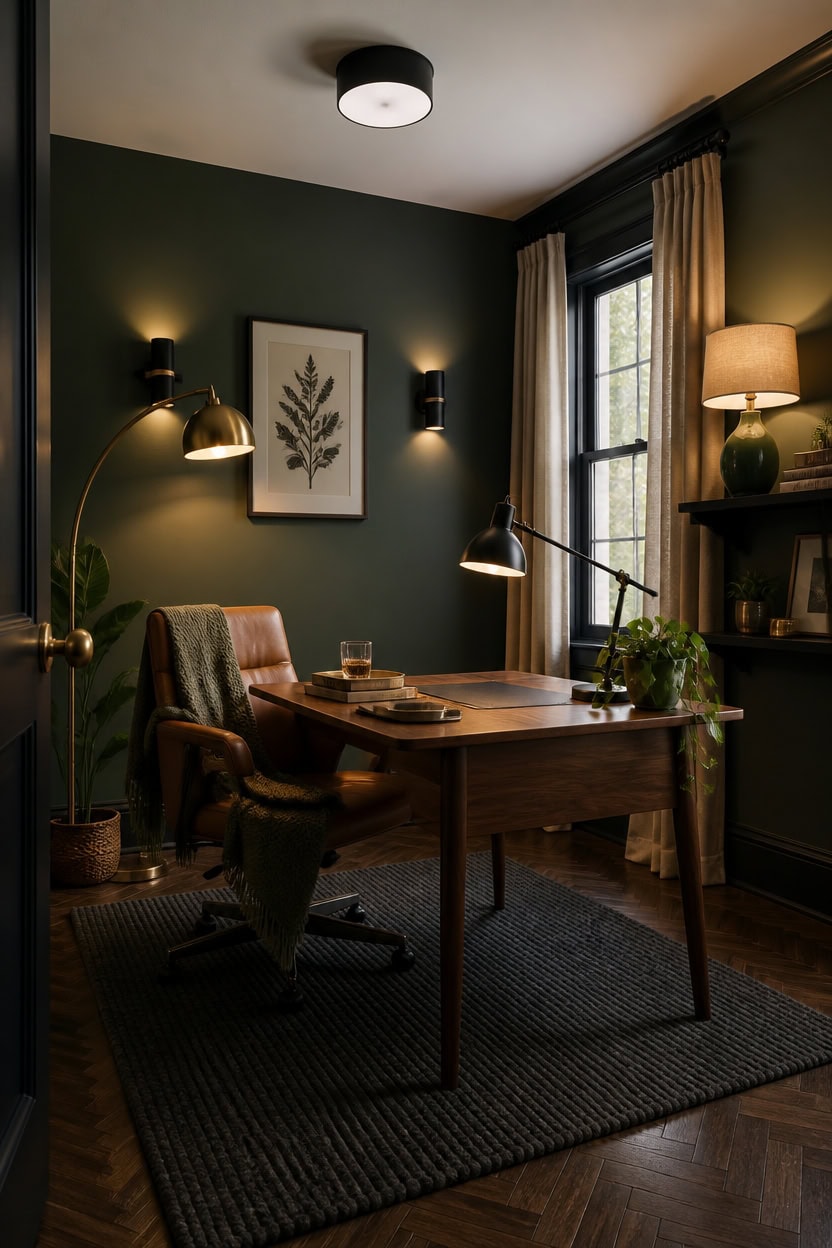 layered warm lighting scheme