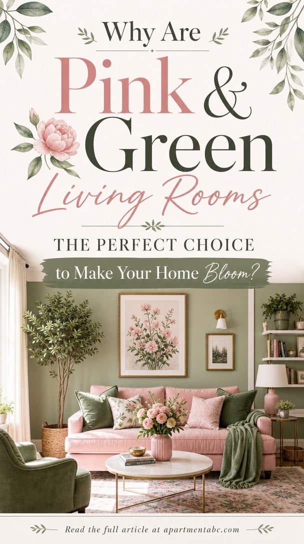 Why Are Pink & Green Living Rooms the Perfect Choice to Make Your Home Bloom?