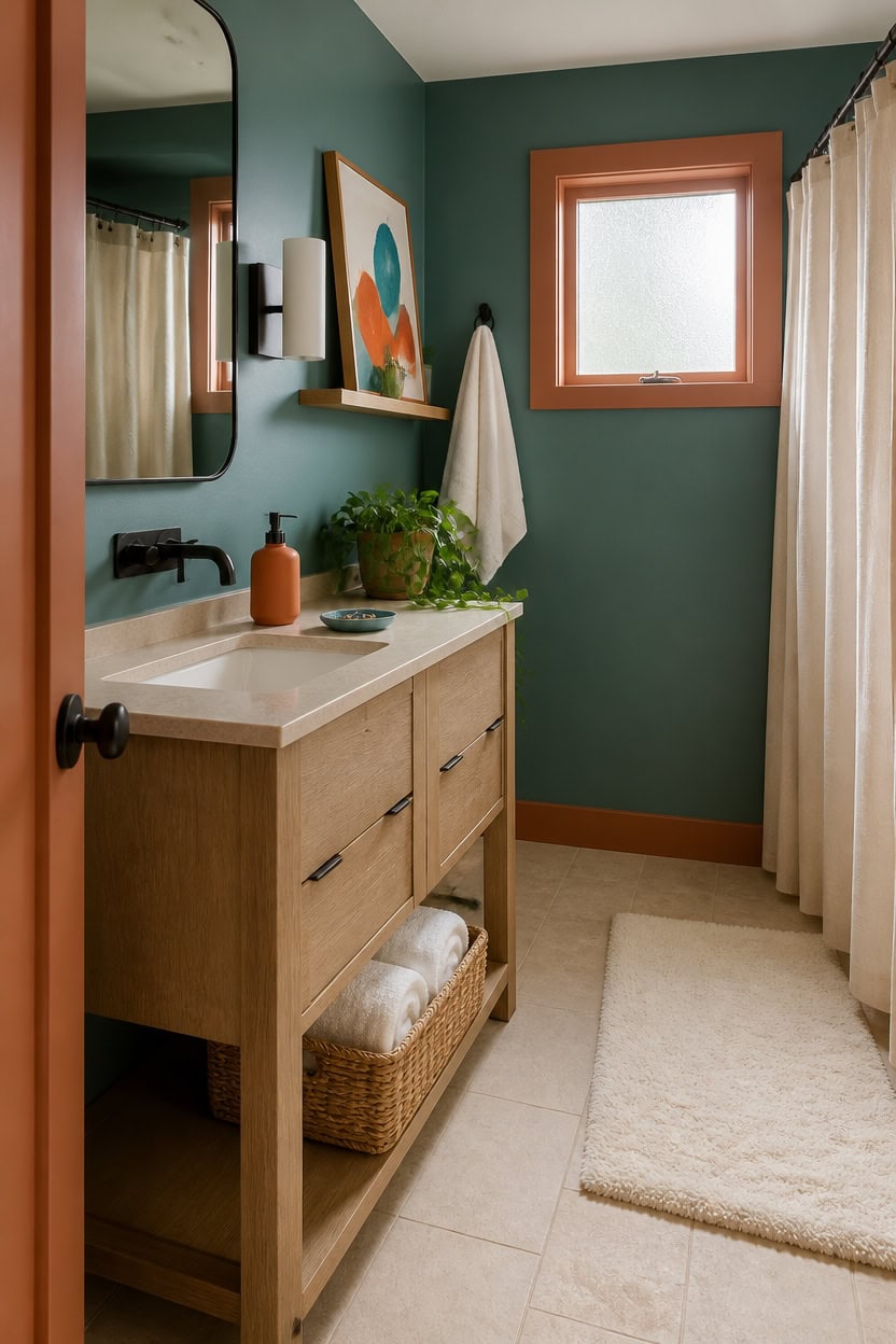 teal orange neutral anchors