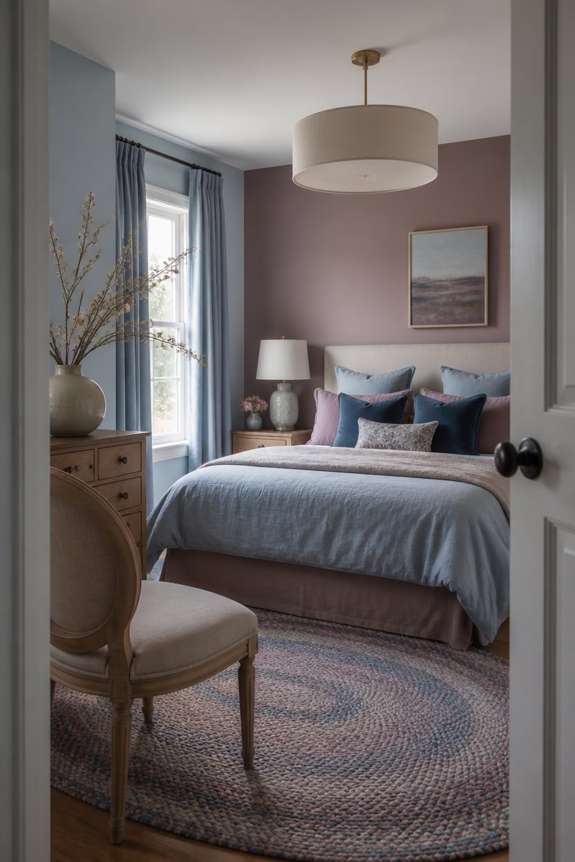 airy blue mauve anchor