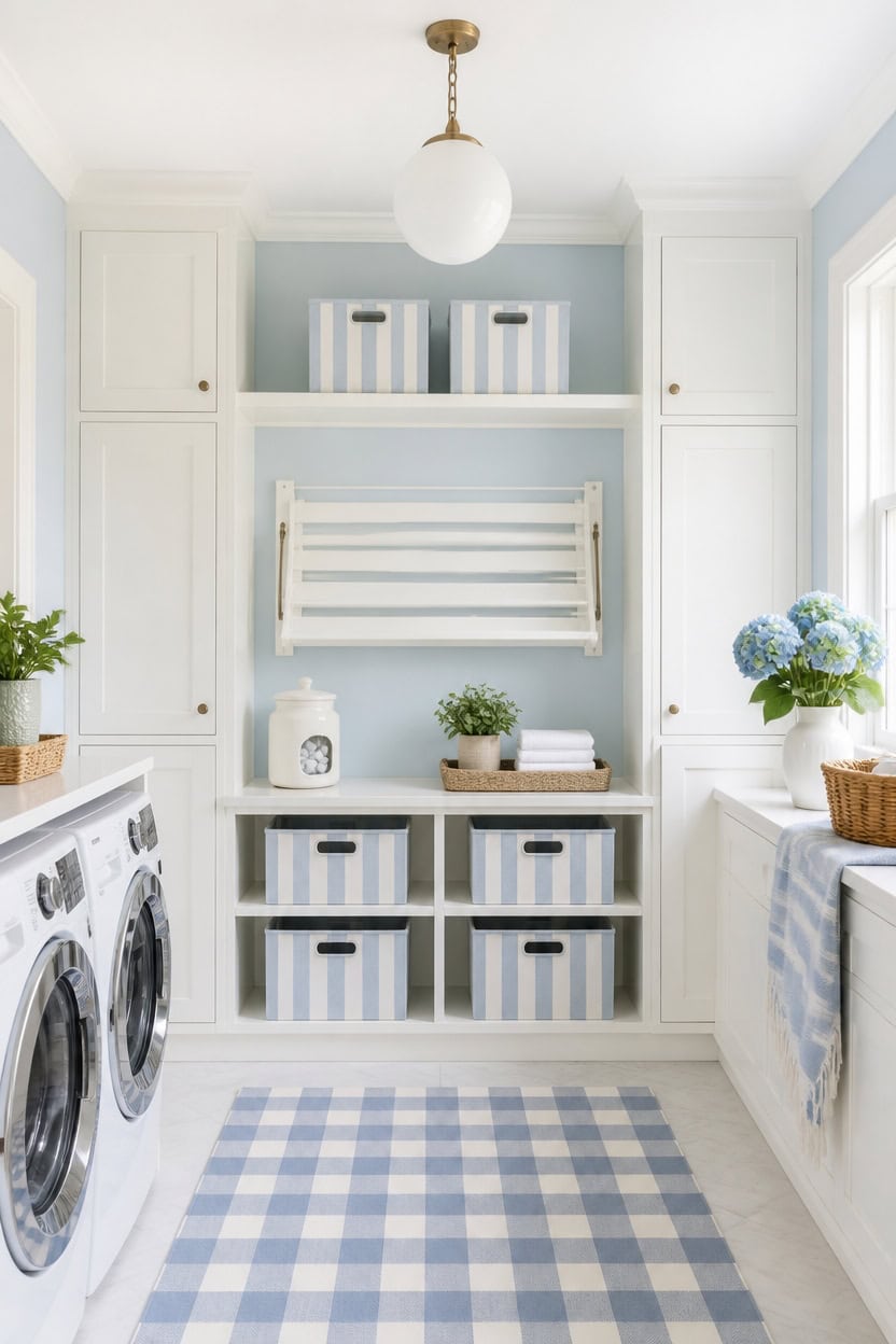 bashful blue laundry refresh