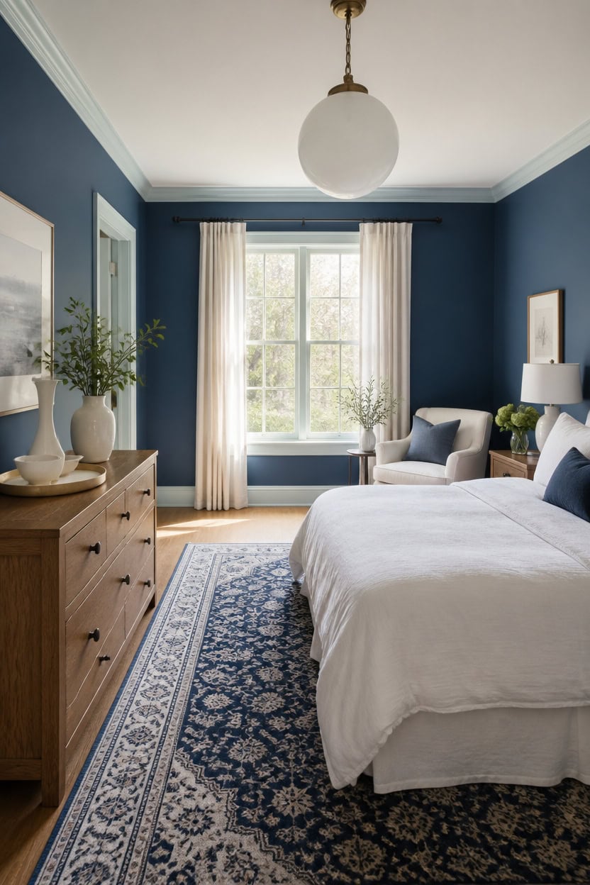 blue walnut white harmony