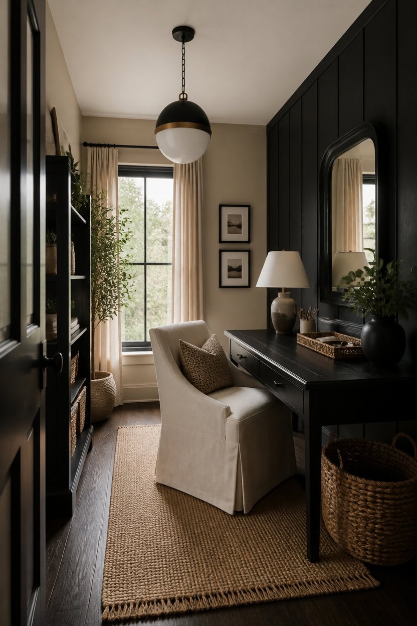 budget friendly black accent