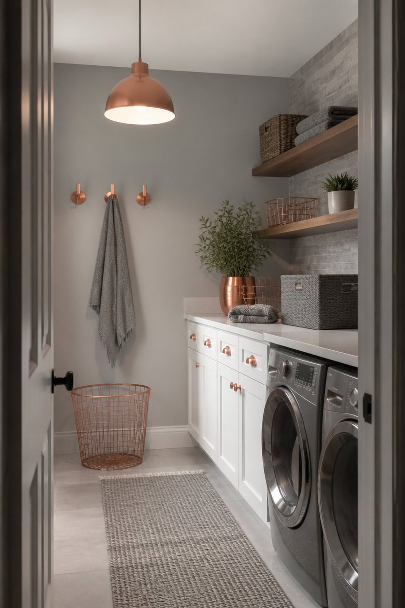 budget friendly copper accents everywhere
