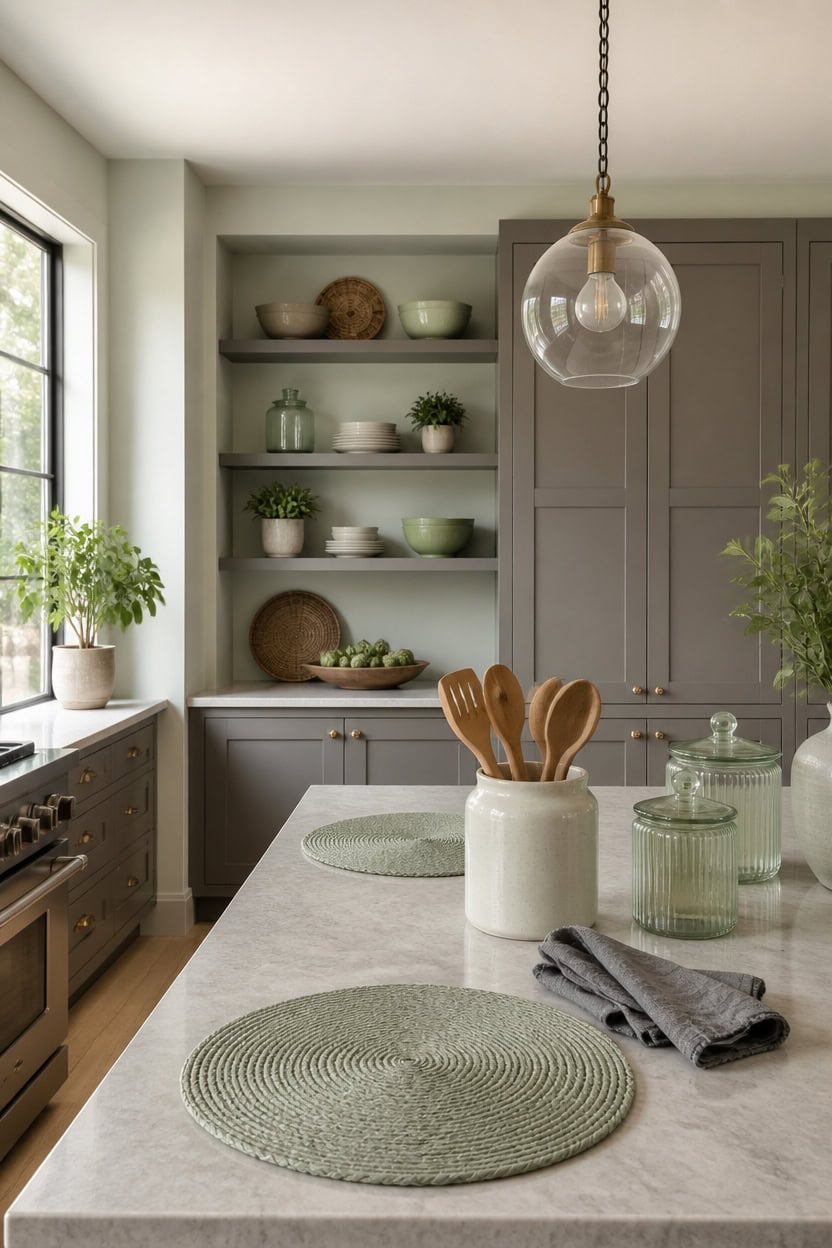 burnt ember cabinets softened