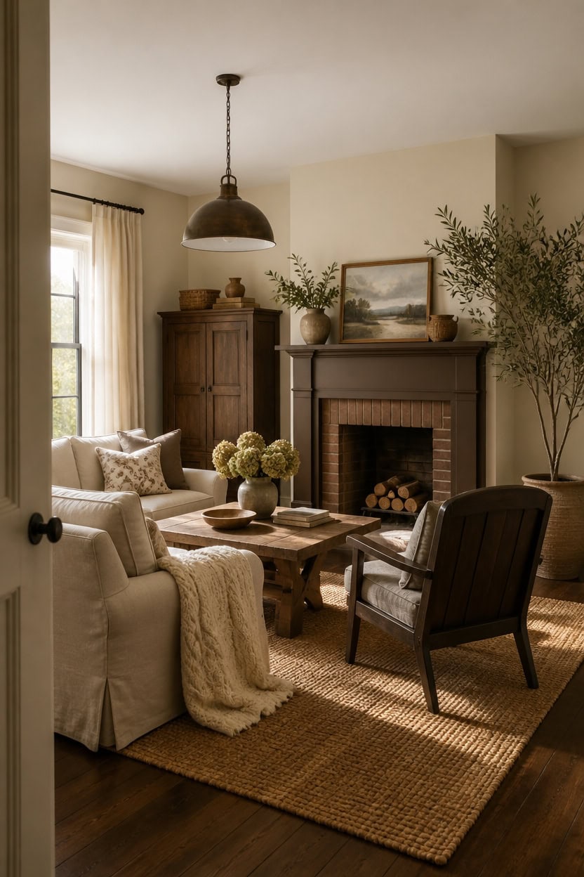 chocolate cream farmhouse warmth