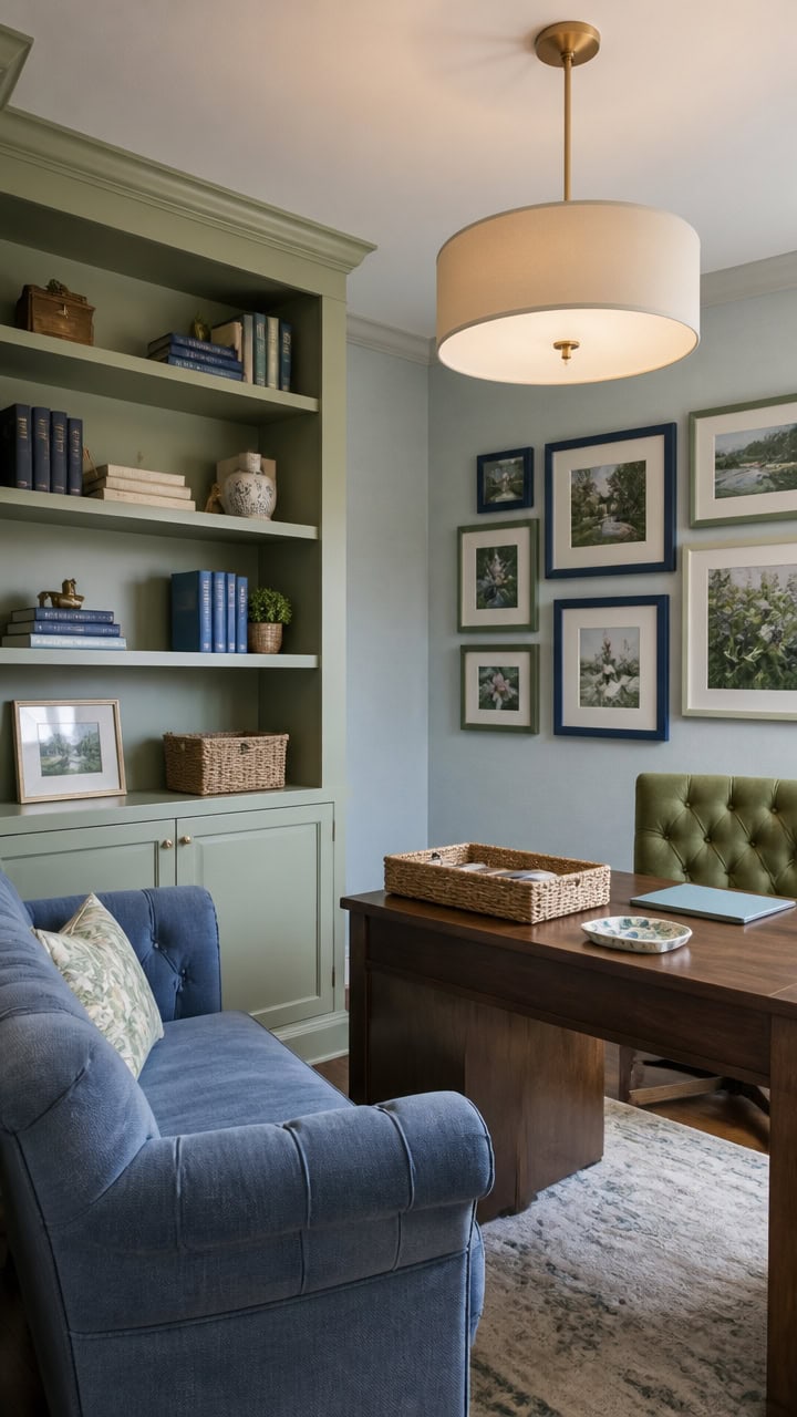 confident teal private workspace