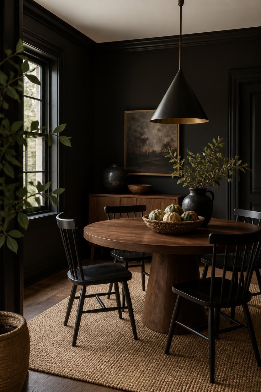 contrast driven tactile dining vignette