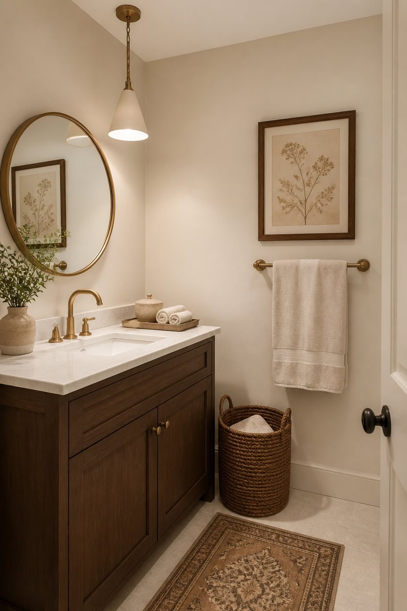 cream brown botanical retreat