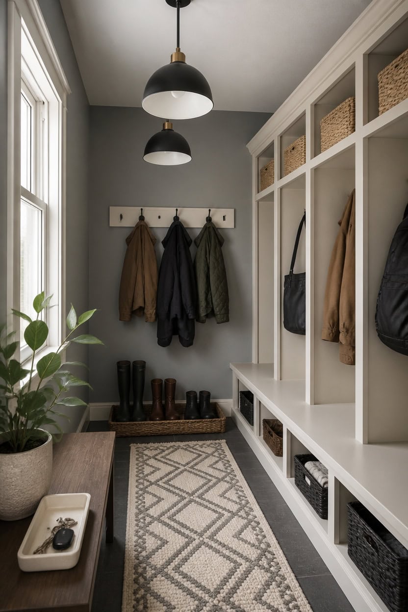 cream safe entryway functional finishes