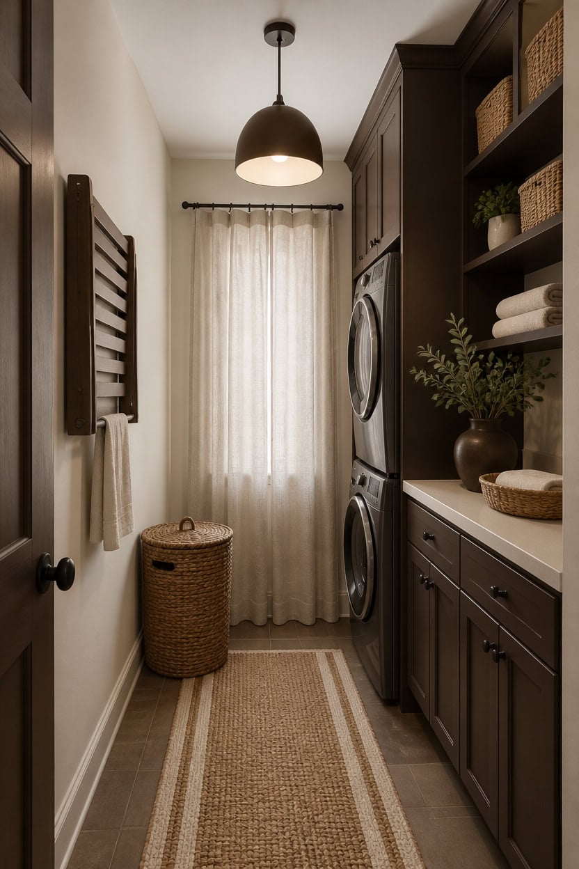 cream walls mink cabinets