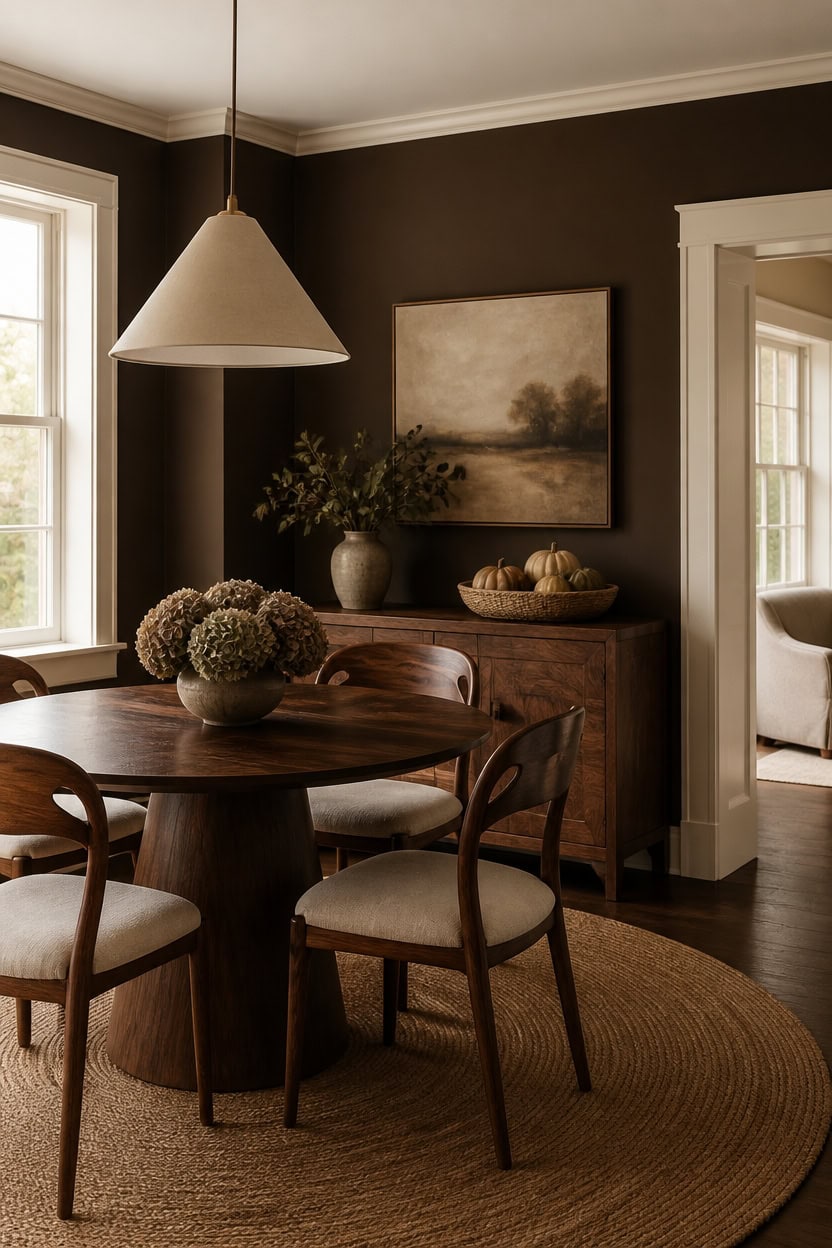 curved wood back chairs ensemble