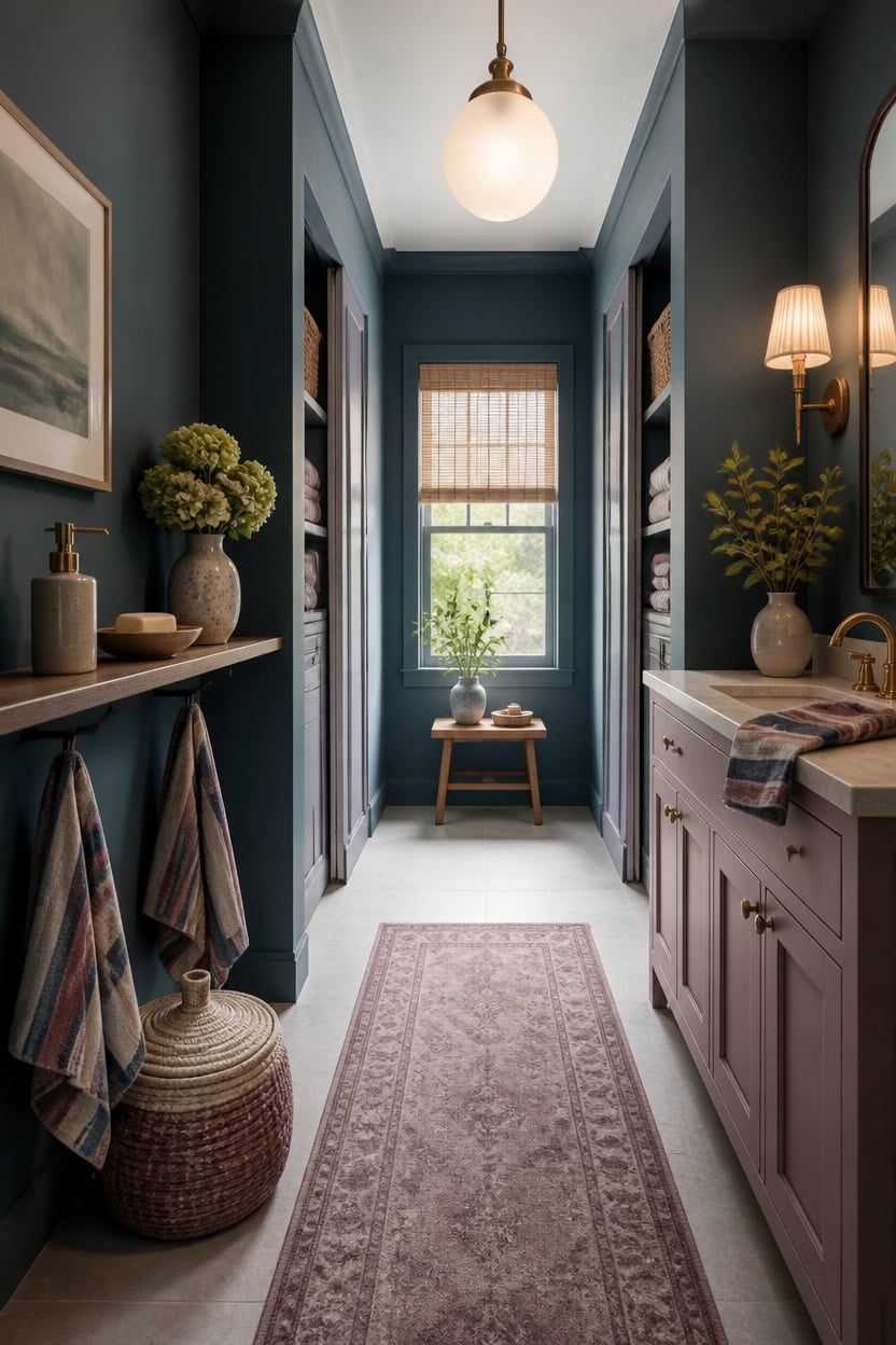 deep blue mauve continuity