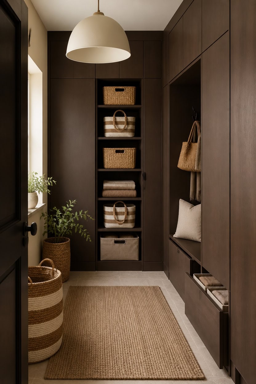 deep brown built in concealment