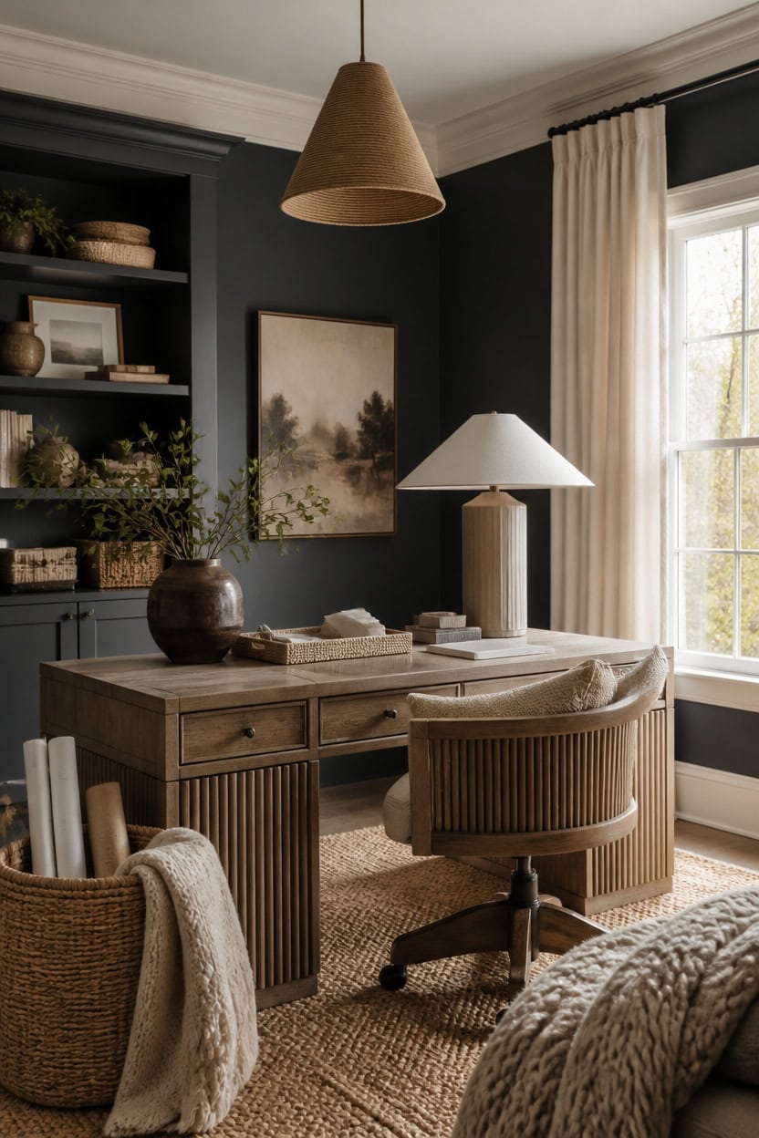 deep gray layered natural textures