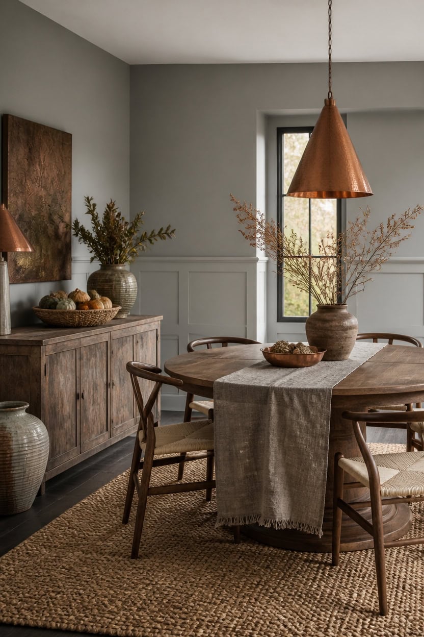 gray copper woven textures