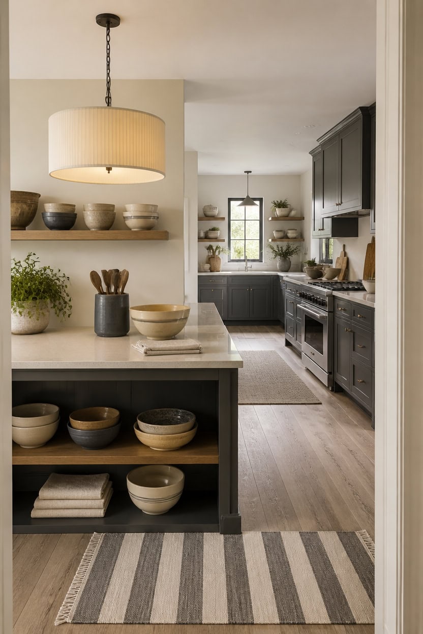 instinctive kitchen with contrast