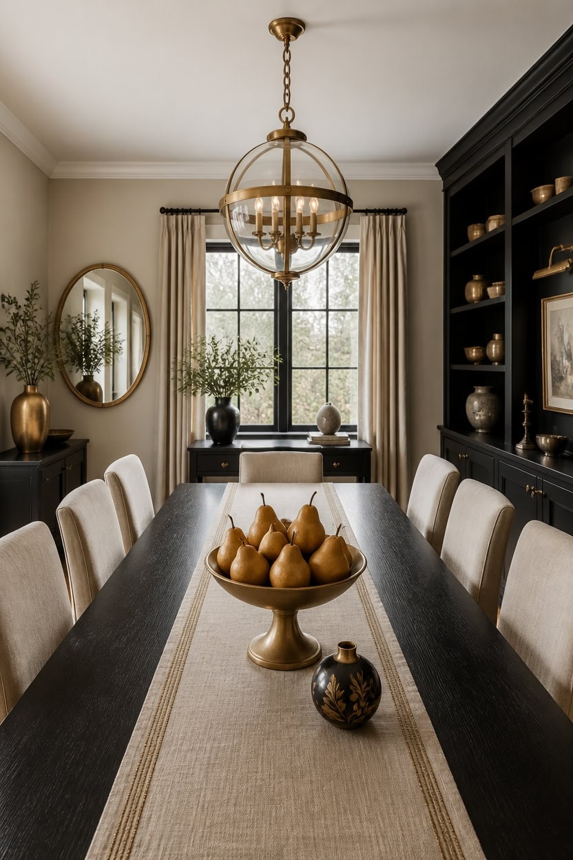 intentional neutral table vignette