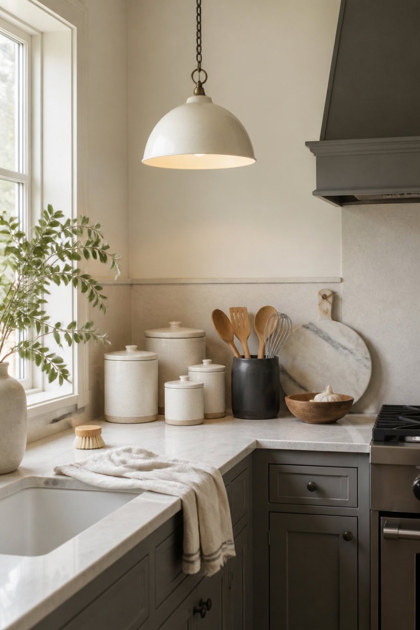 intentional stoneware clustered gray
