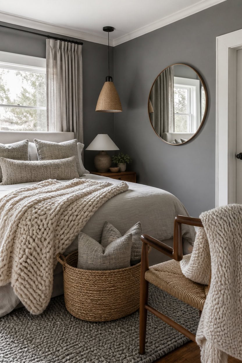 layered gray and white textures