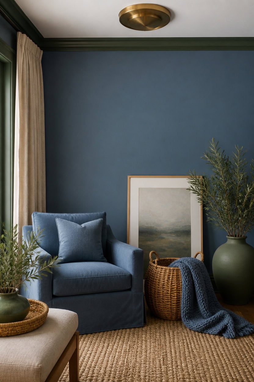 layered textures blue green backdrop