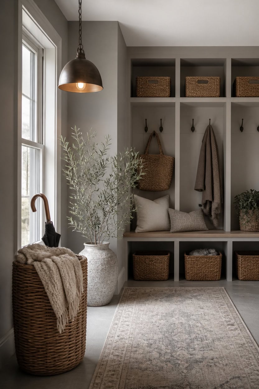 layered textures warm gray
