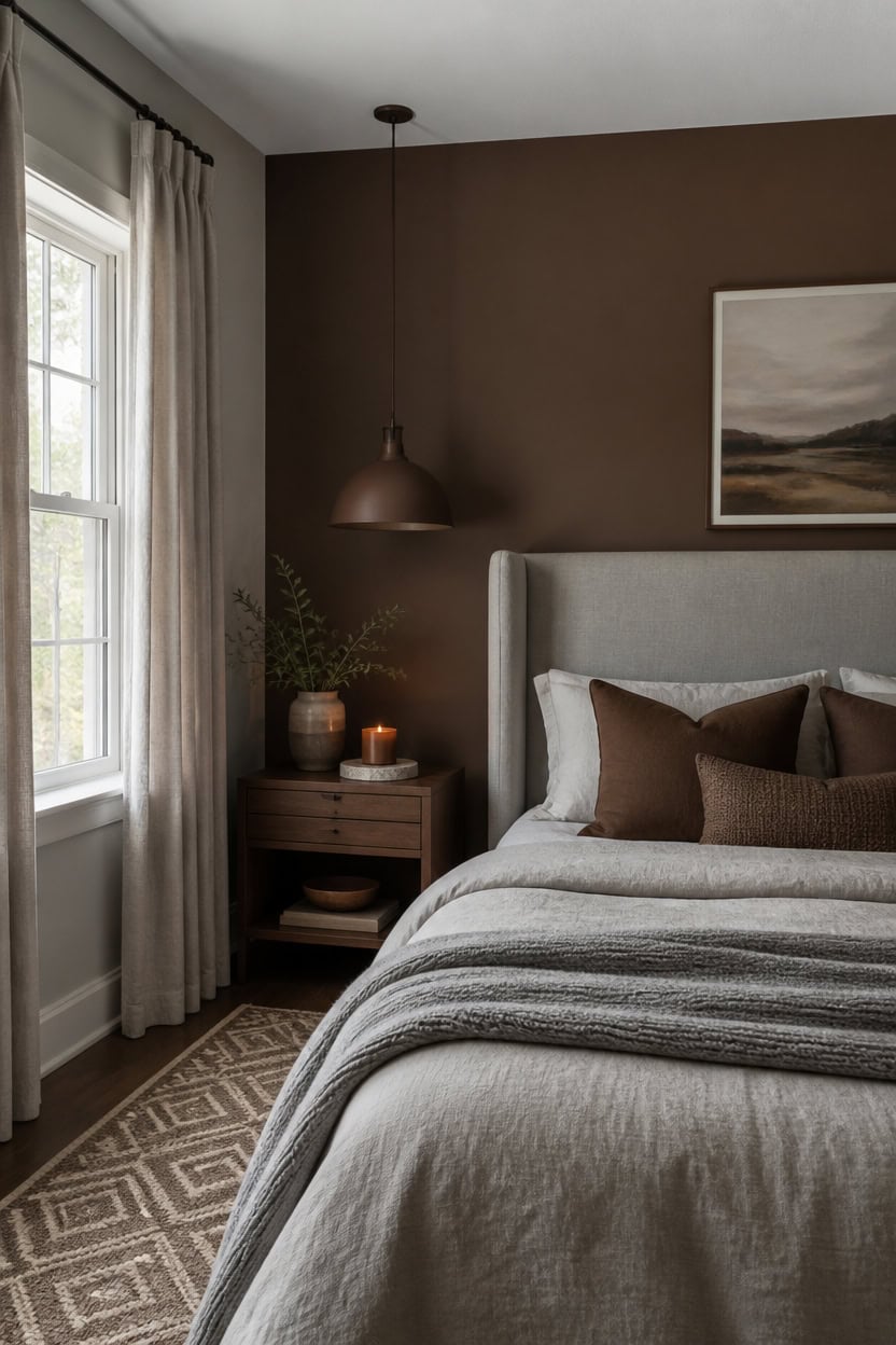 light gray mid tone brown