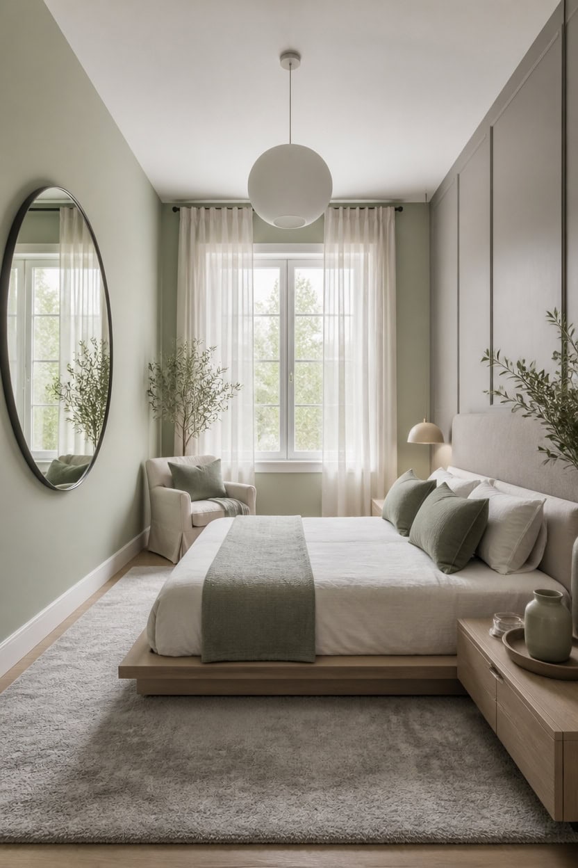 light green gray airy