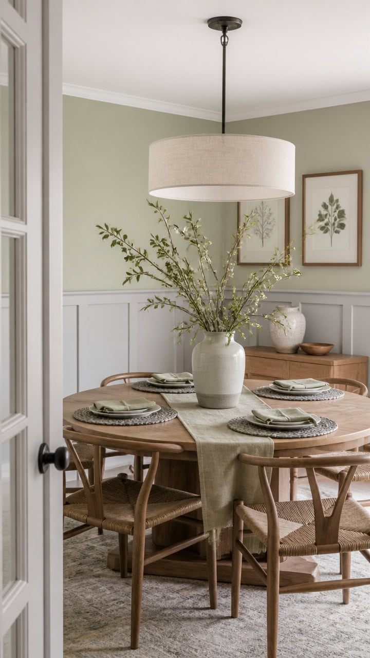 light green gray dining perfection