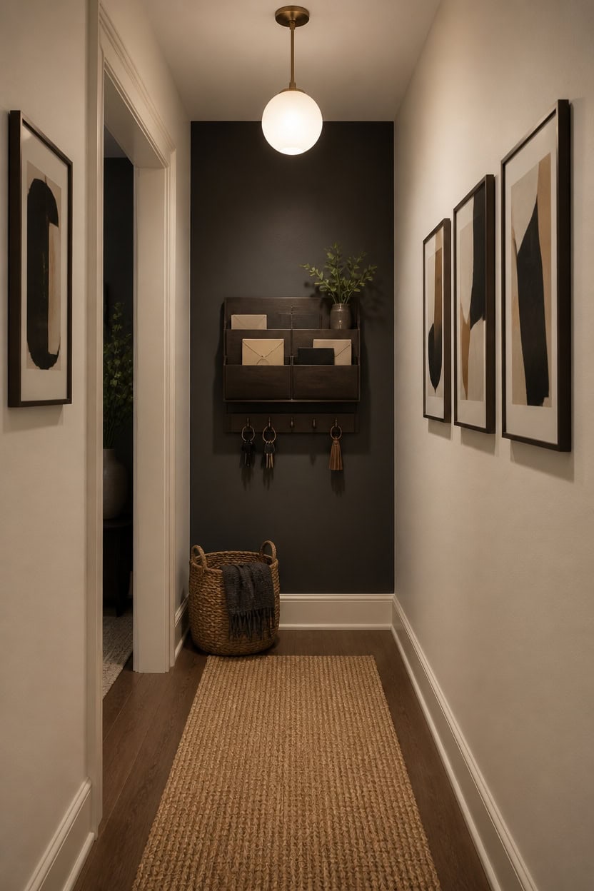 low maintenance elegant entryway design